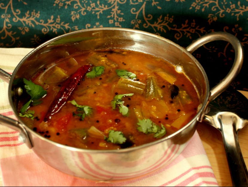 Самбар — индийское блюдо из чечевицы