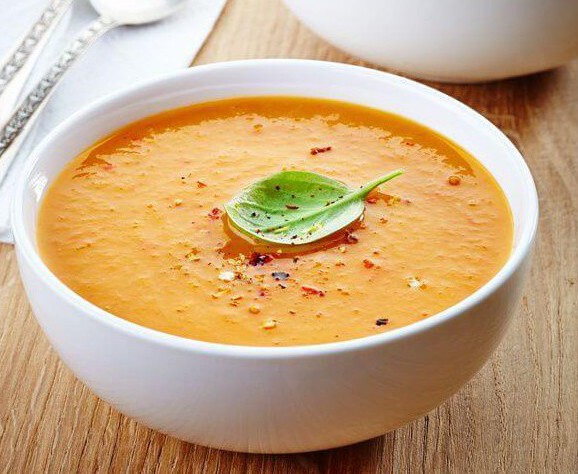 Прянный морковный суп с имбирем за 5 минут