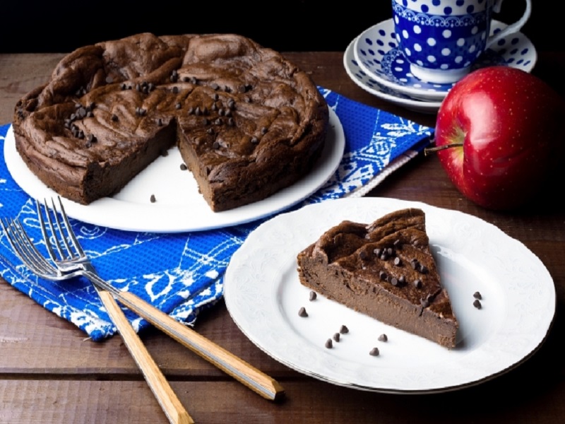 Шоколадный пирог без муки, от которого не полнеют