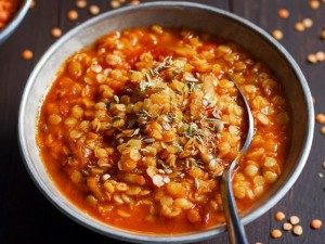 суп из красной чечевицы