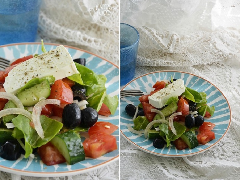 Греческий салат (вариация)