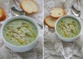 Суп-пюре из брокколи и порея
