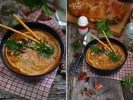 Тыквенный суп с карри и вялеными томатами