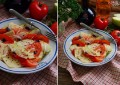 Салат с яблоком, томатами и сыром