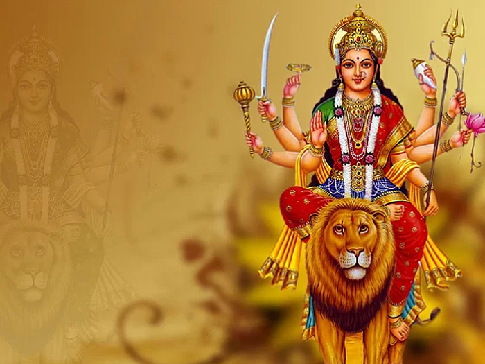 Дурга — богиня, разрушающая зло